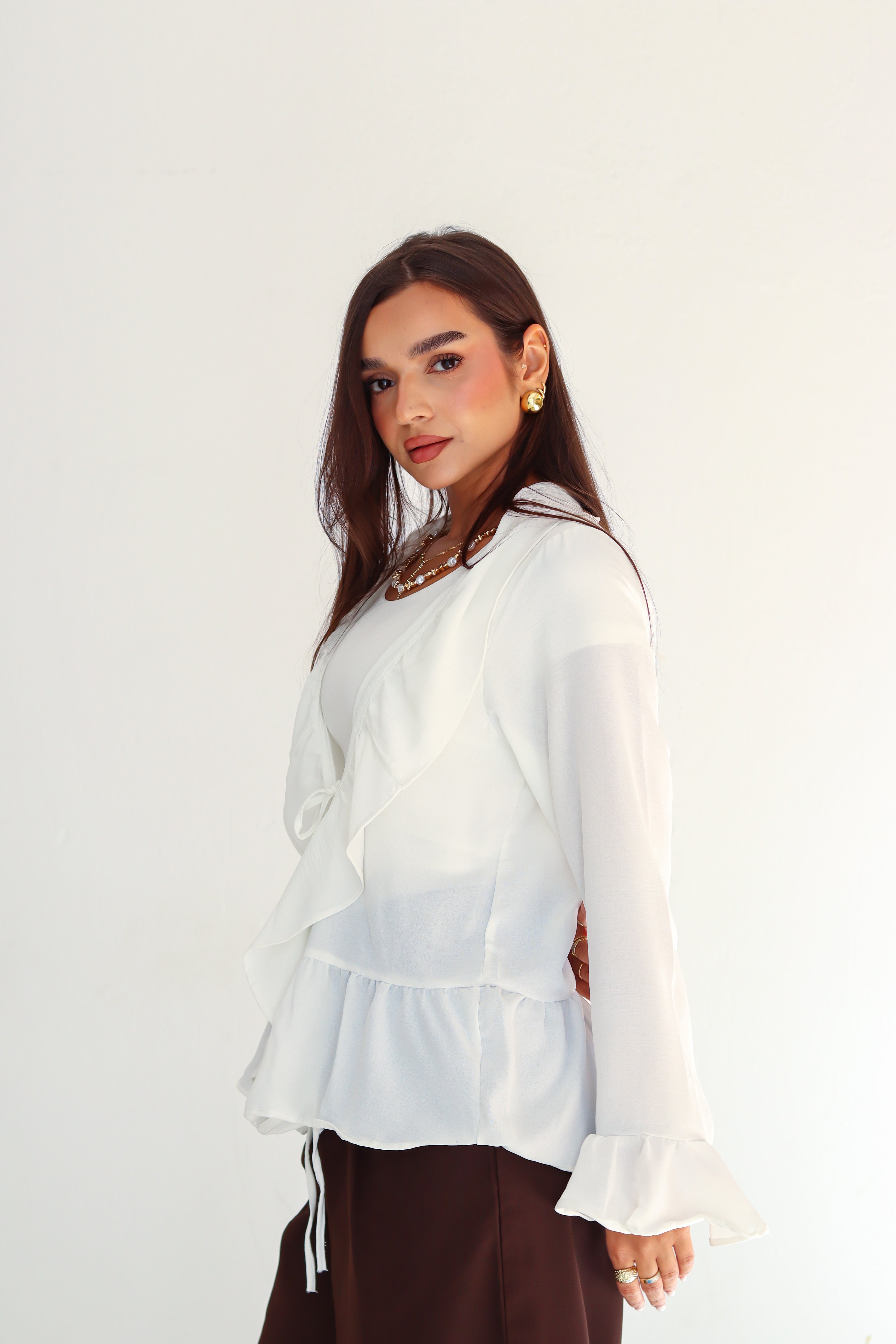 The Rue Top in White