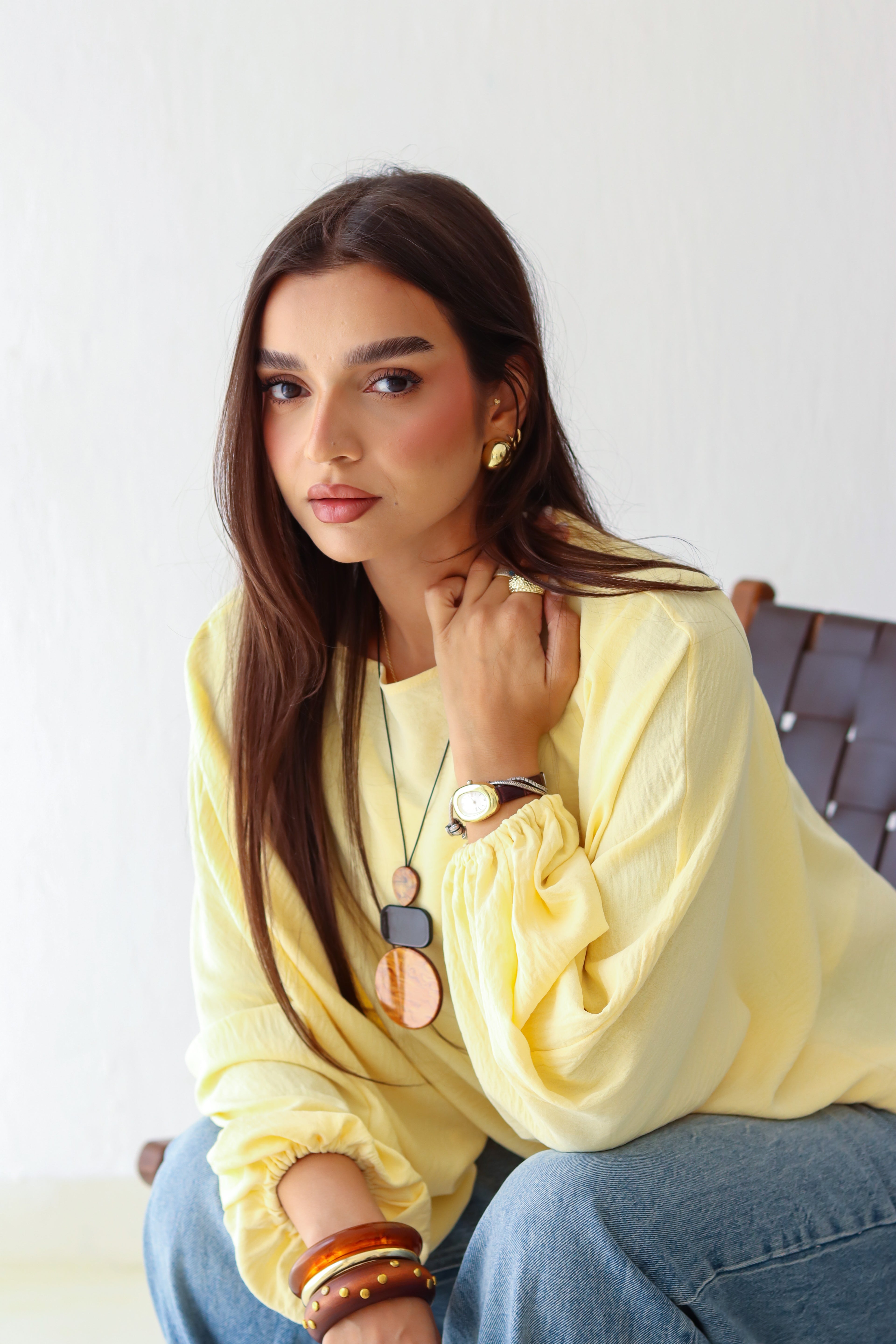 The Essential Top in Butter Yellow