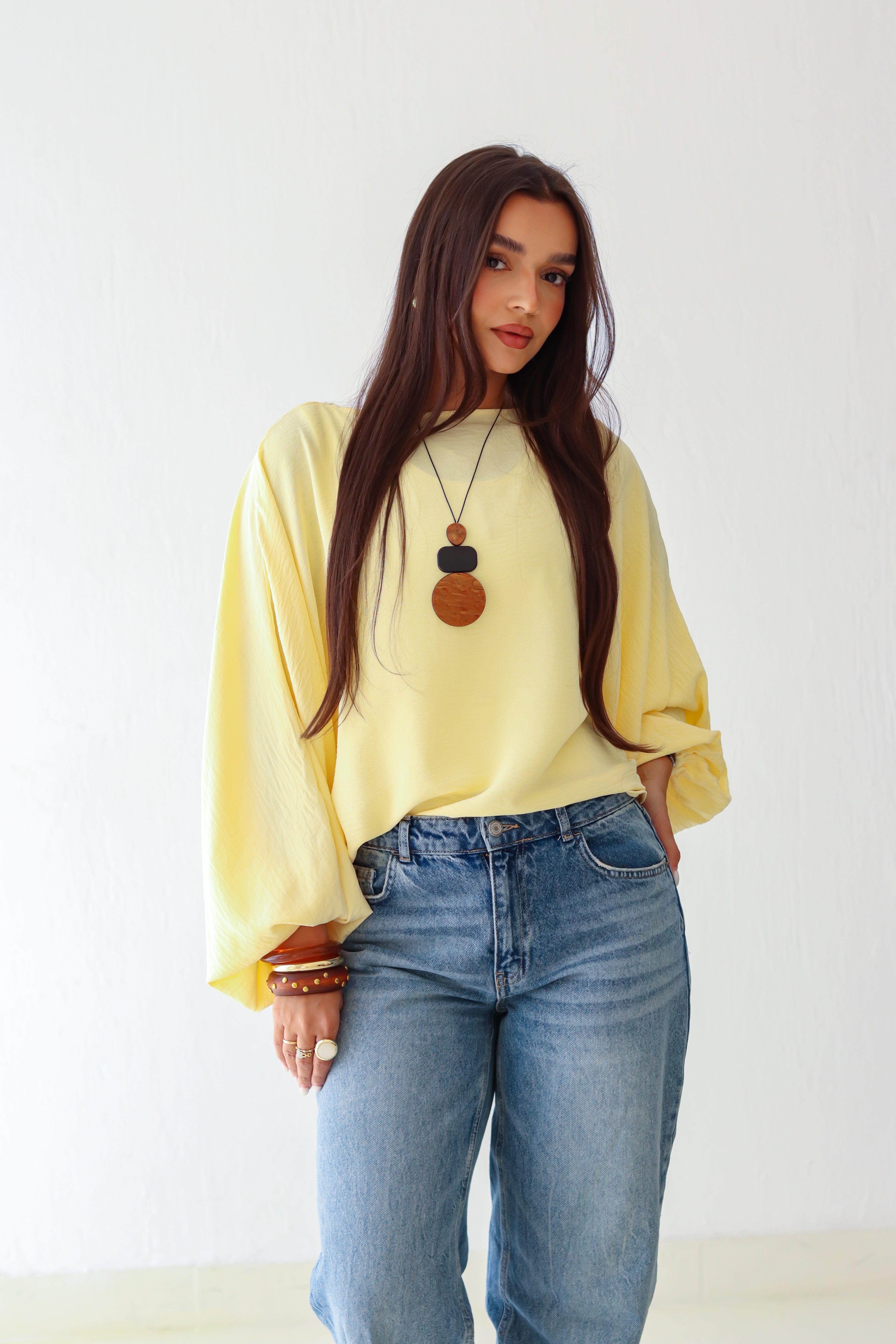 The Essential Top in Butter Yellow