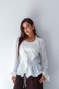 The Rue Top in White
