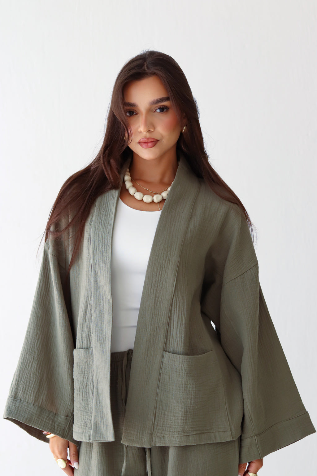 The Kynd Cardigan in Olive