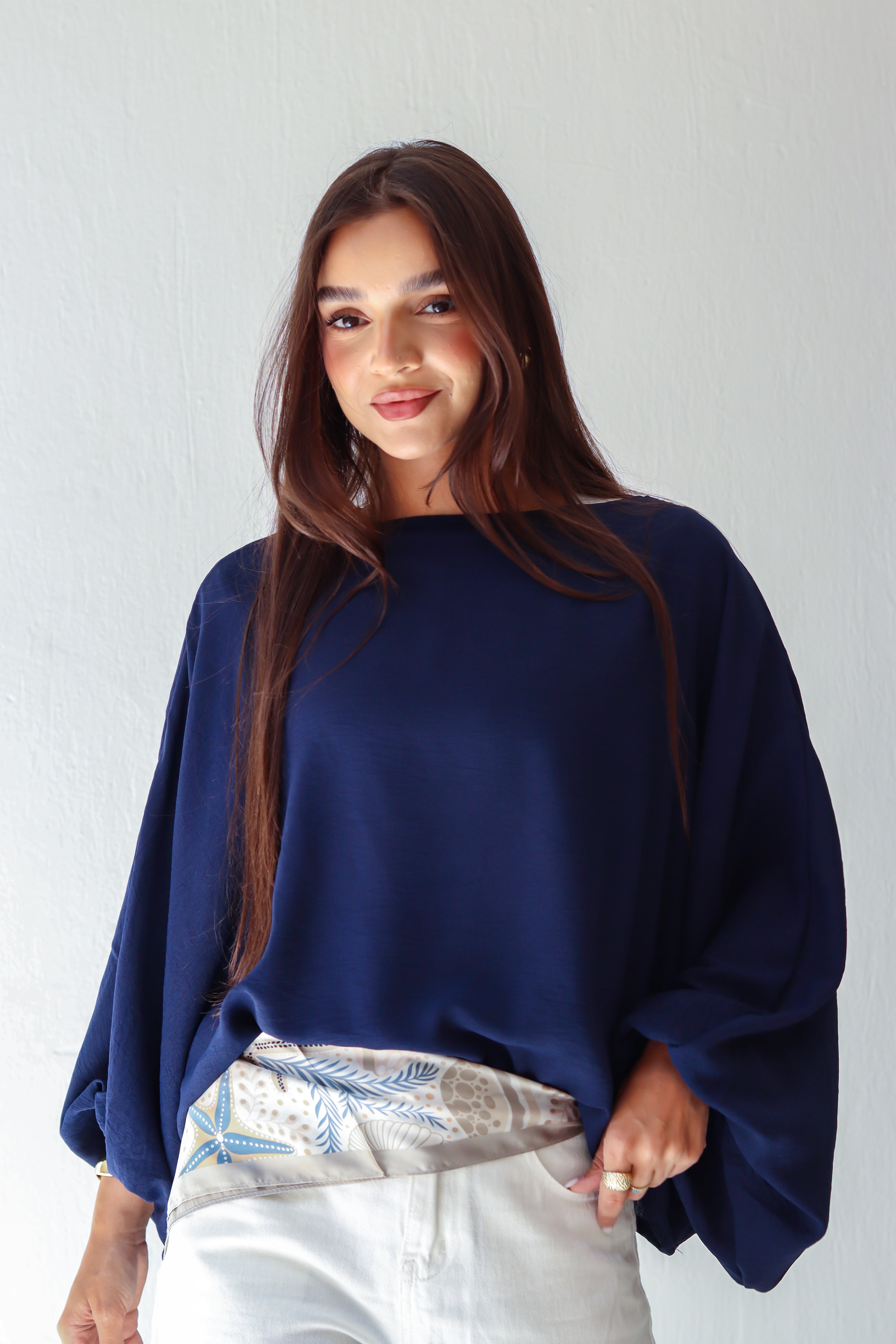 The Essential Top in Navy