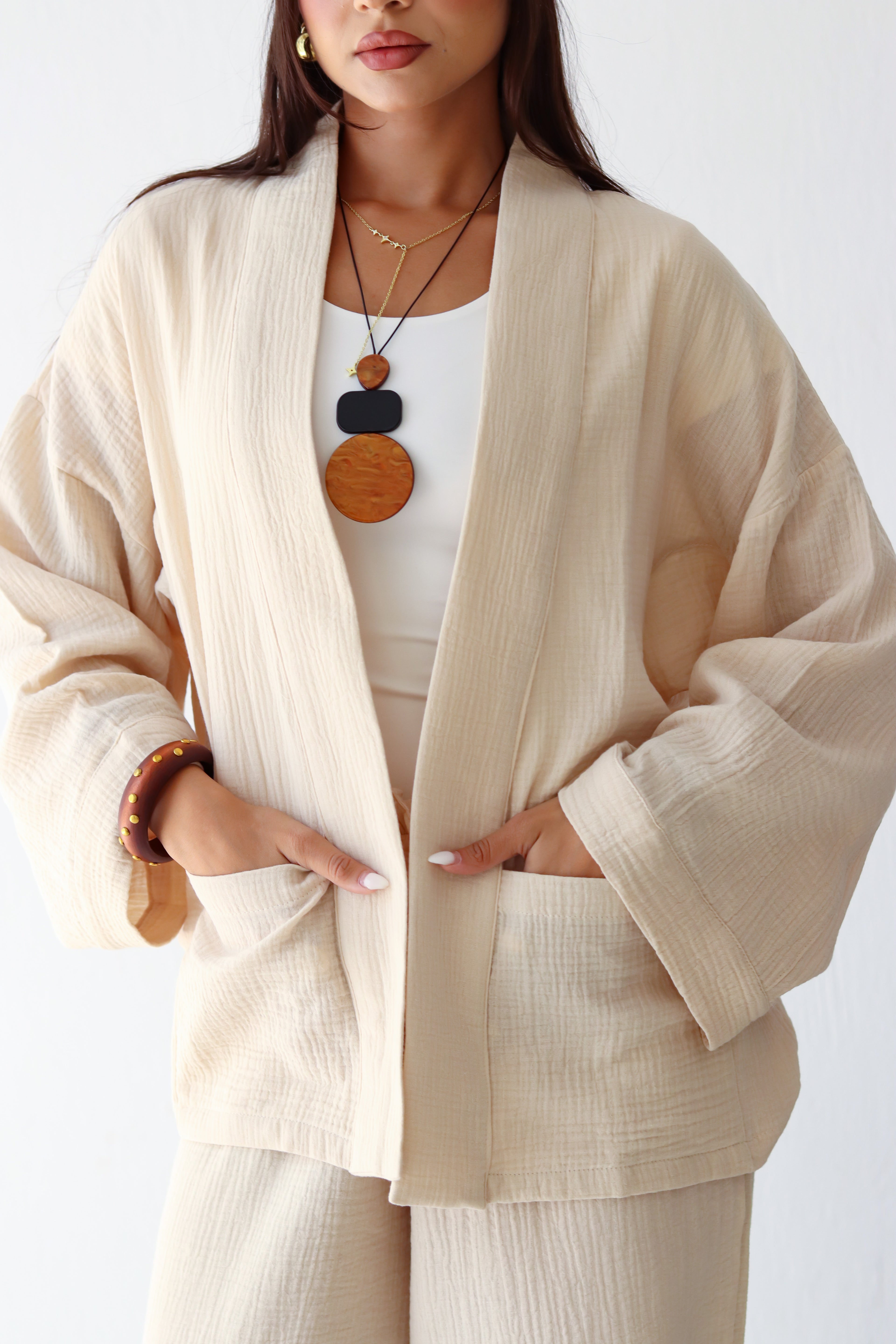 The Kynd Cardigan in Cream