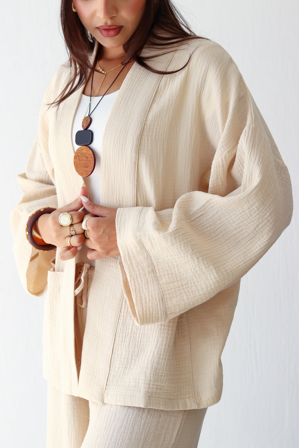 The Kynd Cardigan in Cream