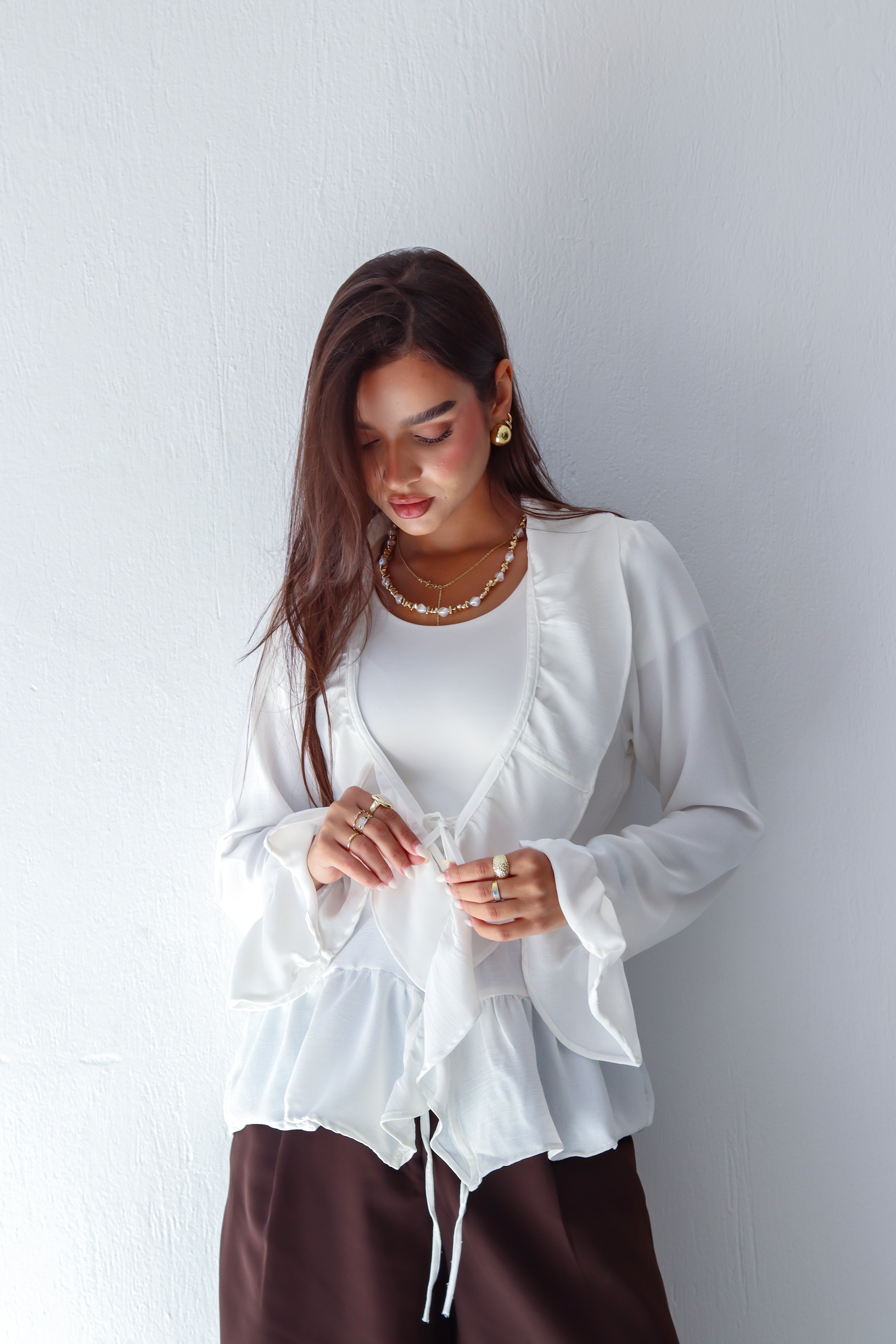 The Rue Top in White