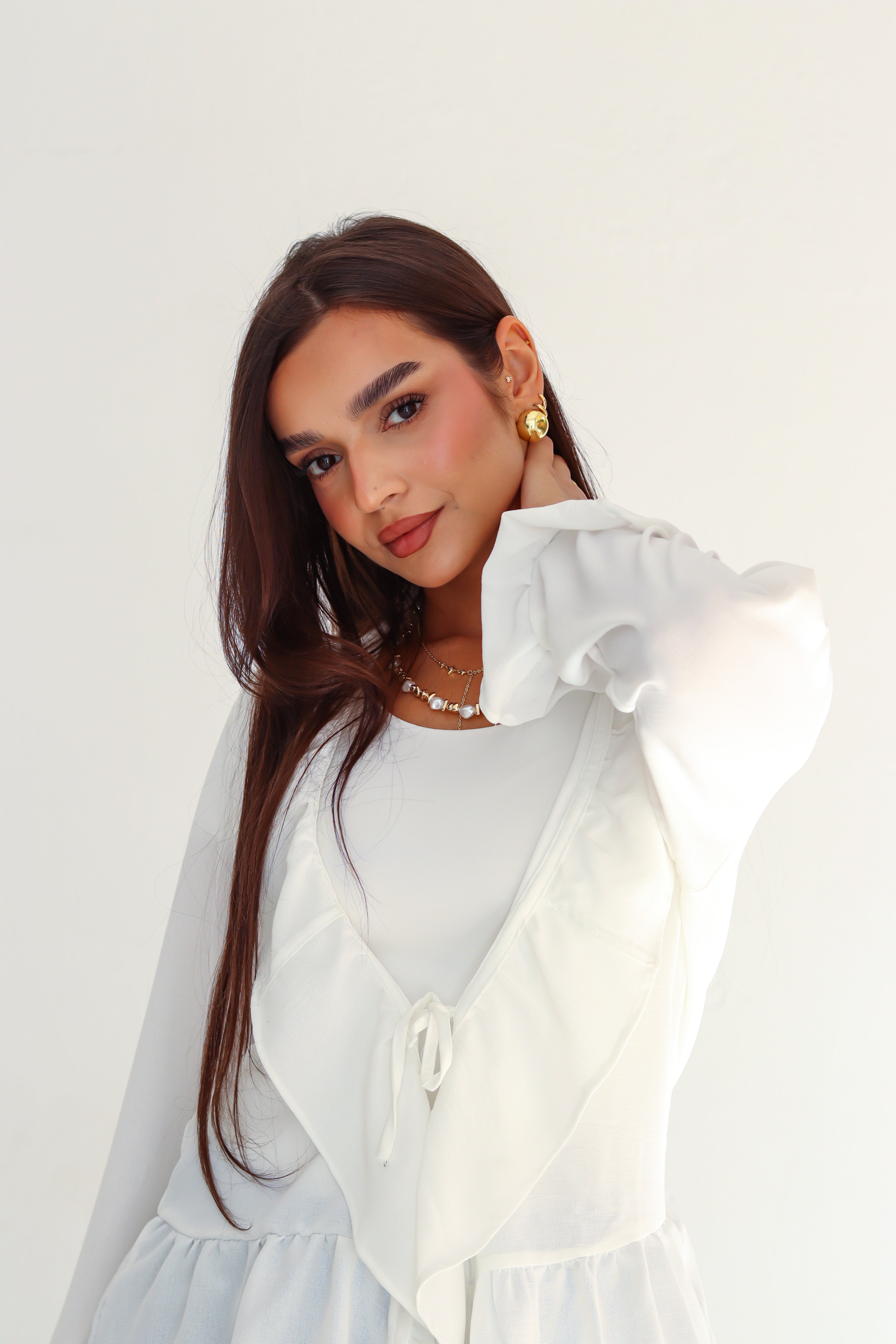 The Rue Top in White